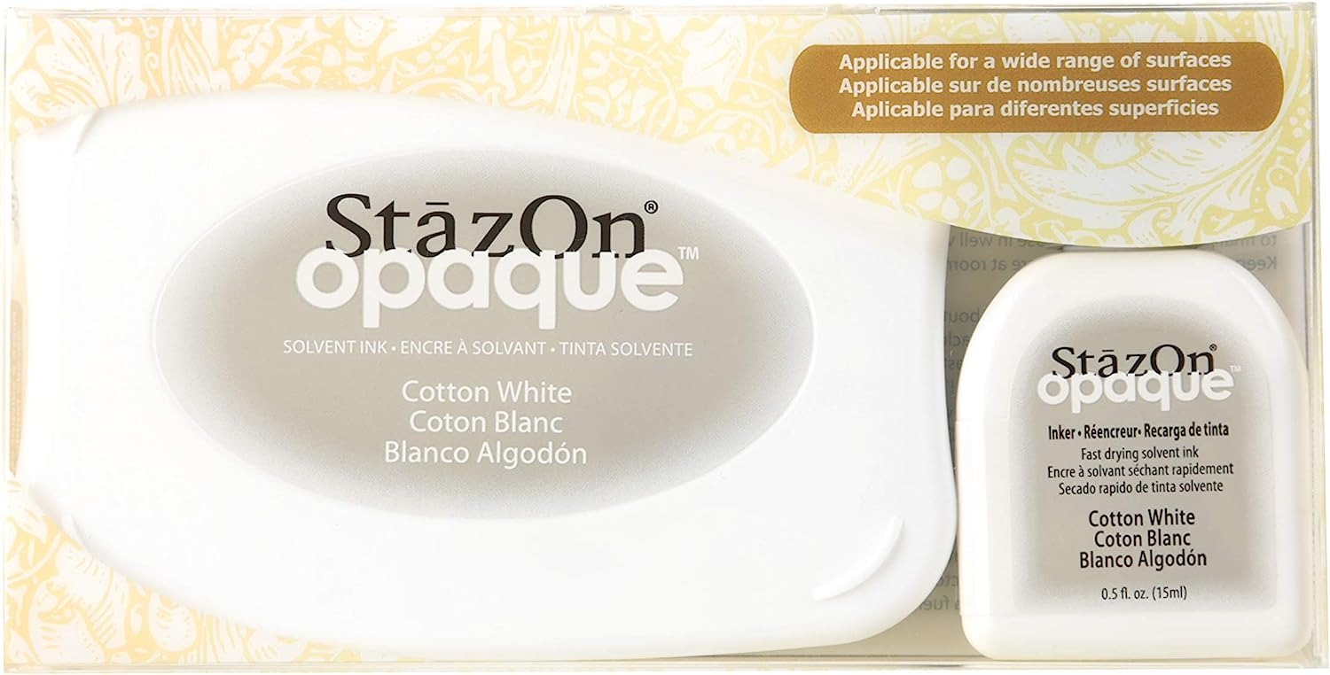 หมึก StazOn Opaque Set หมึกกันน้ำ ปั๊มพลาสติก ภาพถ่าย มี 2 สีให้เลือก l(พรีออเดอร์)10ชิ้นขึ่นไป