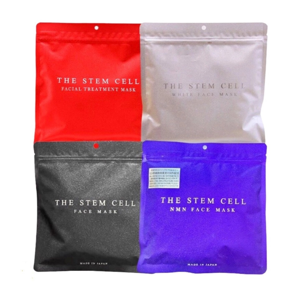The Stem Cell Face Mask มาส์กสเต็มเซลล์ระดับไฮเอนด์จากญี่ปุ่น (30 ชิ้น/แพ็ค)