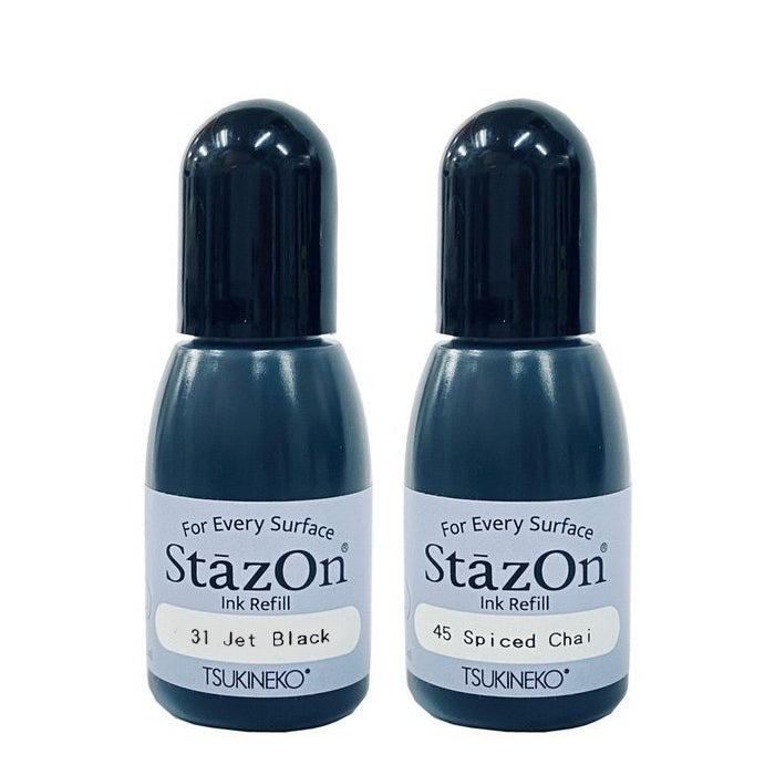 Stazon Refill ชนิดเติม รีฟิลน้ำหมึก StazOn กันน้ำ สีโปร่งแสง l(พรีออเด ...