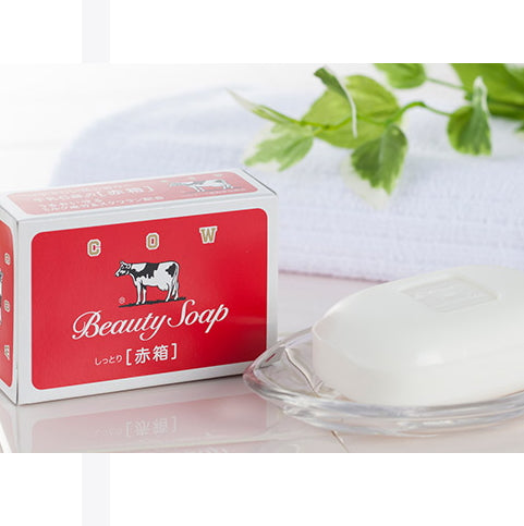 Cow Brand Beauty Soap  สบู่น้ำนมวัว 3 ก้อน/กล่องสบู่ก้อน ยอดขายอันดับ 1 จากญี่ปุ่น