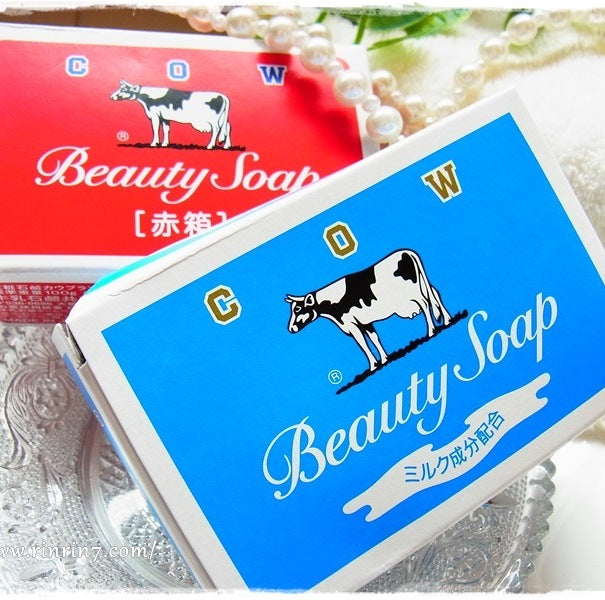 Cow Brand Beauty Soap  สบู่น้ำนมวัว 3 ก้อน/กล่องสบู่ก้อน ยอดขายอันดับ 1 จากญี่ปุ่น