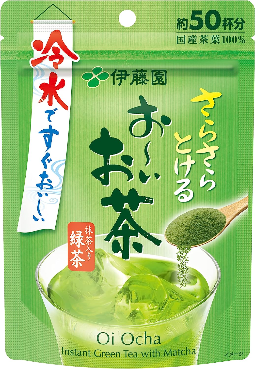 ITOEN Oi Ocha Instant Greentea อิโตเอ็น ชาผงพร้อมดื่ม ตัก 50ช้อน ชาอันดับ1