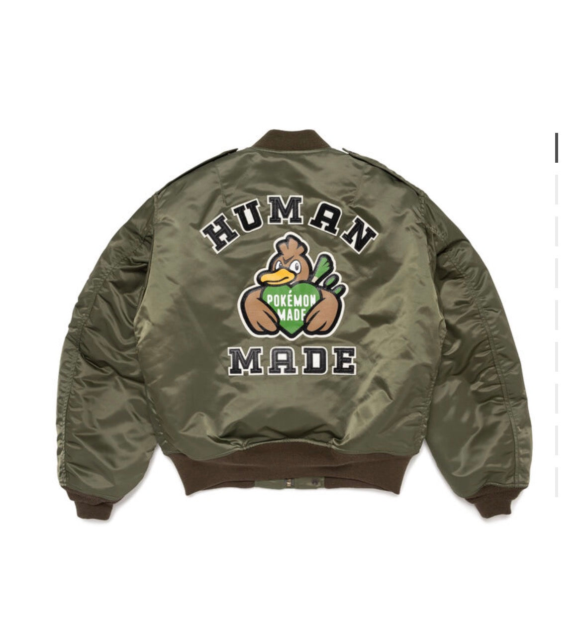 POKÉMON MADE Padded Blouson (Size M) — HUMAN MADE × Pokémon Limited Edition จากญี่ปุ่น