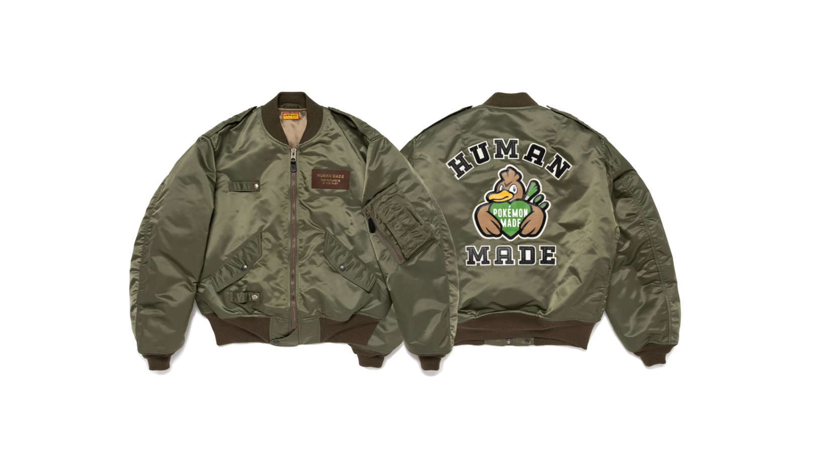 POKÉMON MADE Padded Blouson (Size M) — HUMAN MADE × Pokémon Limited Edition จากญี่ปุ่น