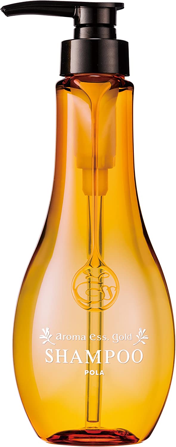 POLA โพลา Aroma .Ess.Gold 460mL แชมพูและครีมนวดดังใข้ในโรงแรมและออนนเซ็นญี่ปุ่น เซ็ตแชมพูและครีมนวดผม