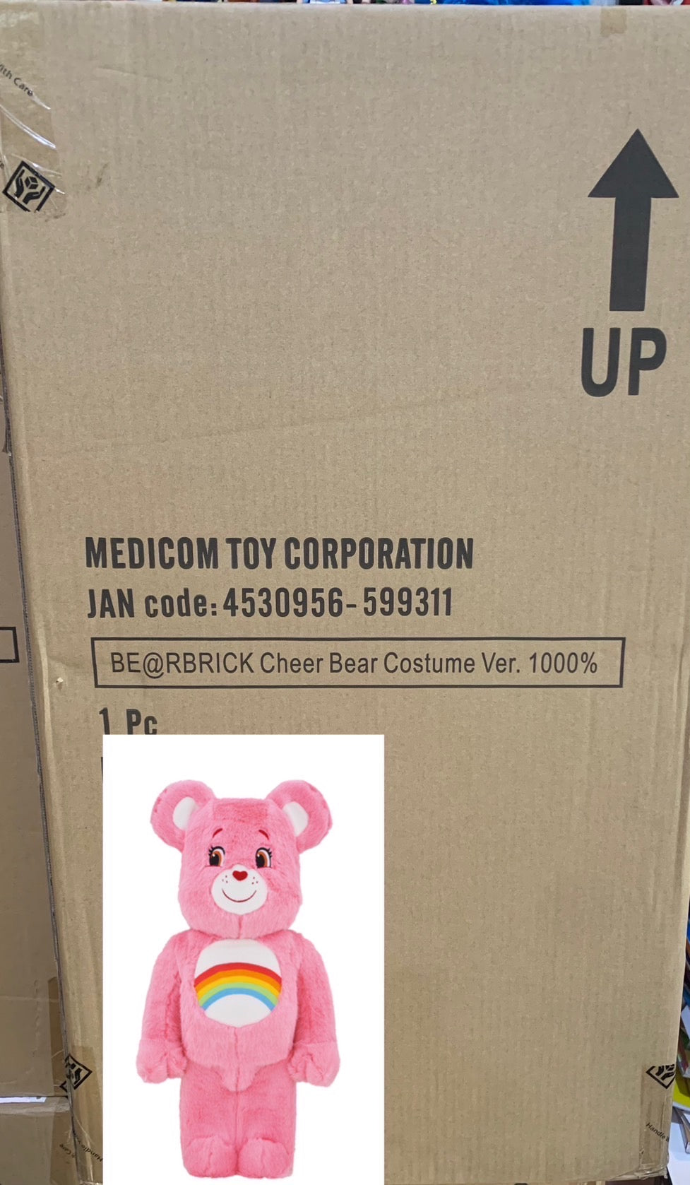 BE@RBRICK Cheer Bear(TM) Costume Ver. 1000％(ไม่แกะกล่อง) — TOKYOCOOL